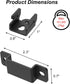 Speaker Wall Mount for Samsung, Sony, Vizio, Roku, and More Rear Speakers, Wall Mounting Brackets for Satellite Speakers, Surround Sound Speaker, ...