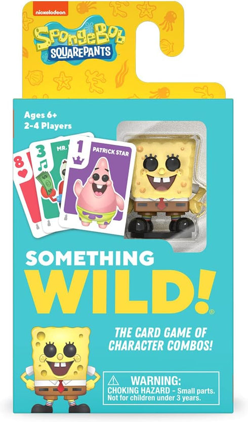 Funko Something Wild! Spongebob Squarepants with Pocket Pop! Card Game for 2-4 Players Ages 6 and Up...