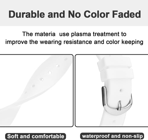 Women's Watch Silicone Strap Casual Waterproof Quartz Watches Three Hands Watch Best Gift for Women Men...