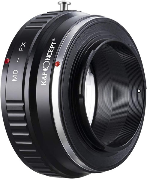 K&F Concept MD Minolta MD MC Rokkor Lens to Fujifilm FX Mount Camera Adapter,MD to FX Lens Adapter for Fuji X-Pro1 X-Pro2 X-E1 X-E2 X-M1 X-A1 X-A2...