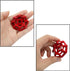 2Pcs Red Round Wheel Handle Hose Bib Handle 6x6mm Iron Outside Faucet for Valve Shafts Replacement Parts...