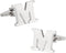 Letter M Cufflinks Monogram Men's Initial Cuff Links with Travel Presentation Gift Box Wedding Groomsmen Groom Party...