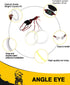 Qasim 1-Pair White 70MM 60SMD COB LED Halo Ring Angel Eyes Car LED Fog Light DRL with lampshade Cover 12V 24V DC...