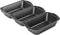 Tiawudi 3 Pack Nonstick Carbon Steel Baking Bread Pan, Large Loaf Pan, 9 1/2" x 5"...