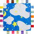 Colorful Baby Security Blanket Soft Touch Plush No Damage to The Baby Skin Sleep Helper,Appease Towel for Kids Toddlers...