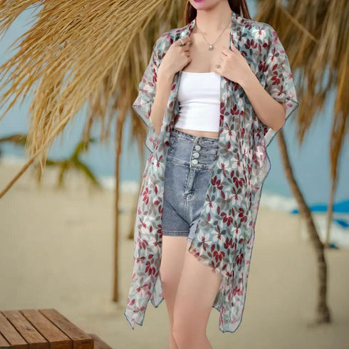 MELIFLUOS DESIGNED IN SPAIN Women's Beach Cover Up Swimsuit Kimono Pareo Sarong Beach Wear Dress for Summer...