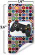 Game On! Video Gamer Birthday Party Mini Chocolate Candy Bar Sticker Wrappers for Kids, 45 1.4" x 2.6" Wrap Around Labels by AmandaCreation, Great...