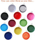 100 Pieces Flattened Bottle caps Double sided, Wholesale Bottle Caps Caps With Split Ring, Silver Bottle Caps Crafts Pendants, Necklaces, Jewelry...