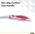Dish Brush with Handle Vegetable Brush Double Sided Cleaning Brush Scrubber Non Scratch Scrub Brushes Kitchen Brush for Cooking, Foods- Fruits/Pot...