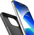 ENCASED Privacy Case Designed for iPhone 15 Pro (2023) Flexible Slim-fit Grip Cover with Anti-Spy Screen Protector, 9H Tempered Glass (Black)......