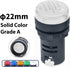 5Pcs Indicator Light AC/DC 24V, 22mm Panel Mount, for Electrical Control Panel, HVAC, DIY Projects White...