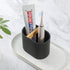 rejomiik Thick Resin Toothbrush Holders Bamboo Tooth Brushing Holder for Bathroom Countertop, Tooth Brush Storage Organizer Stand for Holds Toilet...