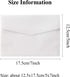 Envelopes for Invitation, 50 Pack 4.9x6.89 Inch White Translucent Paper Wedding Envelopes, Invitation Card Window Envelopes, Greeting Card Envelop...