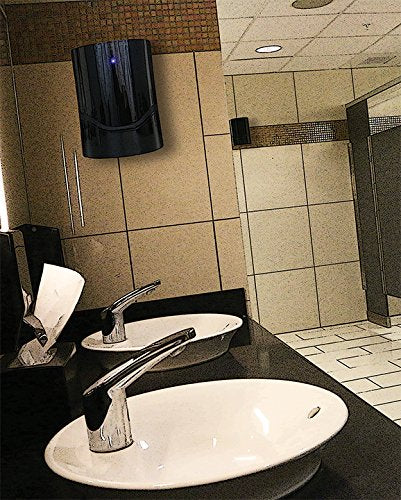 Nilodor Pulse Air Freshening Dispenser, Black (03289BLK)...