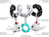 Spiral Car Seat & Stroller Activity Toy - Black White Infants Plush Toys for Ages 0 Months and Up - Hanging Toys Sensory Toys Newborn Plush Activi...