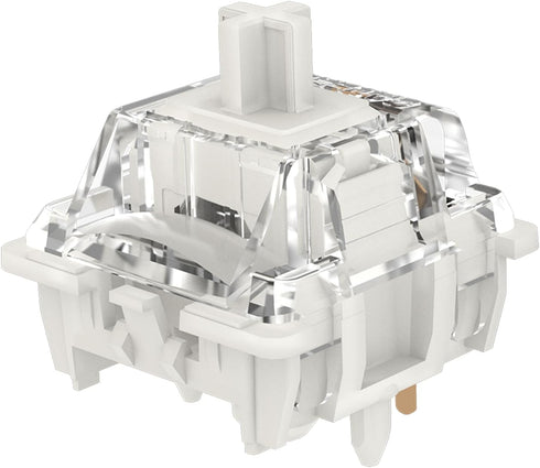 Gateron G Pro 3.0 White Switches for Mechanical Keyboard,5-Pin 38gf Linear/Pre Lubed/Pin Stronger/Silent/RGB Switches(36pcs,White,5-Pin)...