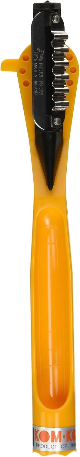 Miracle Zig Zag (Julienne Blade) Thai Multi Purpose Knife, Orange, 9.5 IN...