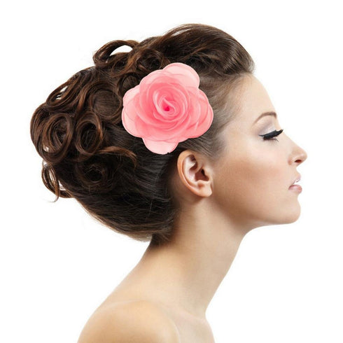 Women's Lovely Flower Hair Clip Rose Brooches | Brooches and Pins for Women | Flower Hair Clips | Hat Pins | Floral Hair clips | Flower Hair Clips...