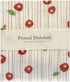Set of 3 Printed Dishcloths, Animal Print, Flower Print and Poppy Print...