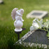Solar Garden Statues Light, Lovely Waterproof Angel Boy Statues Light for Gravesite Decorations, Memorial Gift...