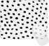 Polka Dots Square Mouse Pad Boho,White Small Mouse Pads for Desk Wireless Mouse,Stitched Edge Mousepad Non-Slip Rubber Base Gaming Mouse Mat for C...