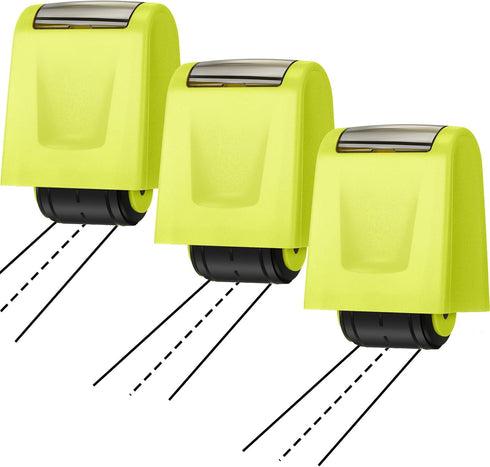 Teling 3 Pcs Dashed Handwriting Line Practice Roller Stamp Self Inking Line Rolling Stamps Teacher Stamp Sentence Strips Handwriting Practice for ...