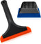 2 PCS Window Tint Tool, 5'' Rubber Small Squeegee & 6'' Silicone Cleaning Squeegee Kit, Multifunctional Window Tinting Wiper Scraper Car Accessori...
