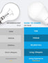 Dusk to Dawn LED Light Bulbs Outdoor, 13W Ultra Bright(100W Equivalent), 2700-Kelvin Soft White Lightbulb Built-in Photocell Sensor, Auto On/Off B...