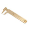 Double Scale Vernier Calipers Brass Sliding Gauge Sliding Pocket Caliper Handy Measuring Tool mm/inch for Measuring Jewelry(100mm)...
