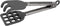 Tovolo Mini Waffles Tongs with Silicone Tips (Charcoal) - Small Tongs for Fruit, Coffee Bar, Charcuterie, Salad, Tea Party, Cooking, Taco Bar, App...