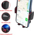 Car Phone Holder, Air Vent Windshield Dashboard Quick Release Auto Smartphone Stand, 2 in 1 Suction Cup Vehicle Cellphone Mount, Universal for Tru...