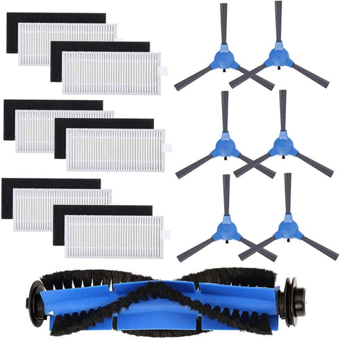 BBT BAMBOOST Replacement Brushes and Filters Compatible with Eufy Robovac 11S, 25C, 15C, 30, 30C, 35C, 12, 11S Plus,15T, Pack of 13...