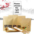 100 Pcs Resealable Stand Up kraft Paper Bags with Window for Packaging Products, Reusable Zip Lock Food Storage Pouch Bags (3.5" x 5.5")...