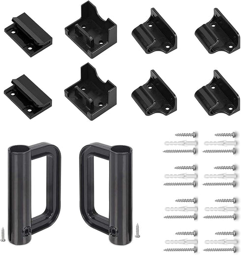 Retractable Baby Gate Replacement Hardware Retractable Dog Gate Full Set Wall Mounting Accessories Brackets Latches Anchors Screws Extra Wide Baby...