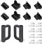 Retractable Baby Gate Replacement Hardware Retractable Dog Gate Full Set Wall Mounting Accessories Brackets Latches Anchors Screws Extra Wide Baby...