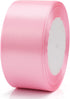 25 Yard Ribbon for Gift Wrapping Crafts Wedding Decoration Bouquets Party Arrangement (1 1/2 inch X 25 Yards, Light Pink)...