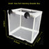 2pcs Large Size Fish Tank Breeder Net,Nylon Mesh Fish Fry Hatchery Breeder Box Separation Net Incubator Mesh, with Suction Cup...