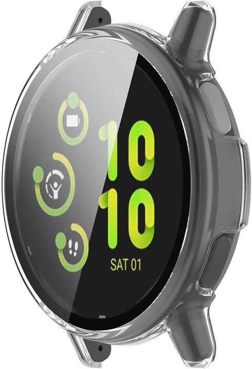 Screen Protector Compatible with Garmin Vivoactive 5 Cases (42mm) Smartwatch Case Scratched Full Cover Screen Protectors intended for GarminActive...