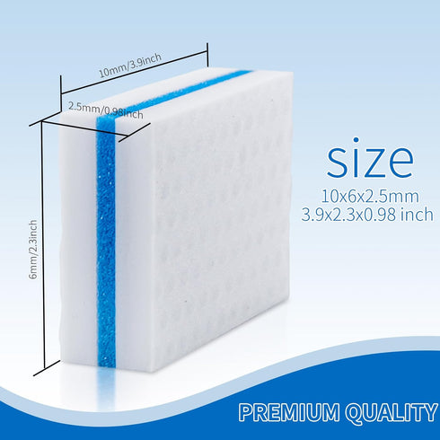 Upgrade Melamine Sponge, 20 Pack Extra Thick More Lasting 3X Density Premium Magic Sponge Eraser, Multi Surface Power Scrubber Foam Stain and Mark...