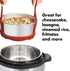 Pressure Cooker Sling, Silicone Bakeware Sling for 6 Qt/8 Qt Instant Pot, Ninja Foodi and Multi-function Cooker Anti-scalding Bakeware Lifter Stea...