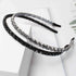 Fashion Super Shiny Women Two Rows Black Crystal Beads Headband Girls Headwear Rhinestone Beaded Hair Band Hair Accessories Women's Fashion Headba...