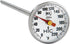 HIC Kitchen Roasting Instant-Read Meat Thermometer, Shatterproof Face, Stainless Steel, Protective Cover and Temperature Chart...