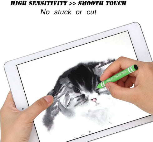 Touch Screen Crayon Stylus Anti-Scratch ABS Pen High Sensitivity Smartphones Tablet Touch Pen for iOS/Android...