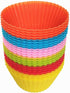 24 Pack - Silicone Baking Muffin Cup Cupcake Liners Molds Set...