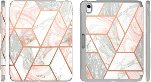 i-Blason Cosmo Case for iPad Air 5th Generation/4th Generation 10.9 (2022/2020), Full-Body Trifold with Built-in Screen Protector Protective Smart...
