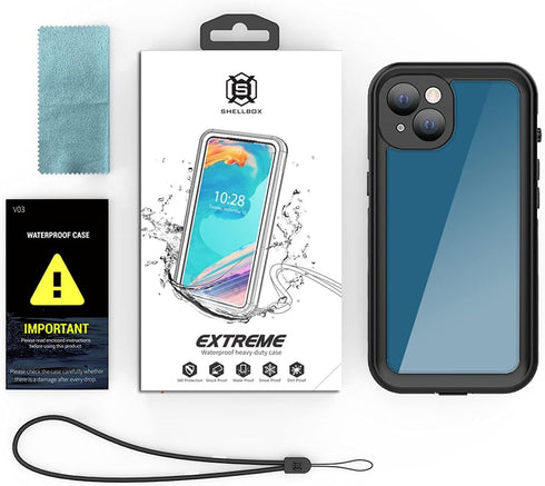 AICase Waterproof Case for iPhone 13 Mini 5.4 Inch Snowproof Dustproof Shockproof IP68 Certified Full Body Protection Fully Waterproof Underwater ...