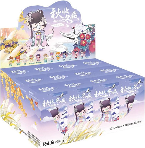 Rolife Nanci Blind Box-24 Solar Terms Series Autumn and Winter, 1PC Exclusive Action Figure Box, Popular Collectible Toy Cute Action Figure Creati...