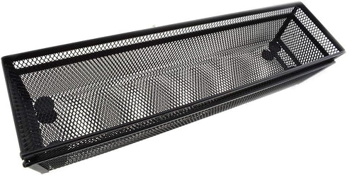 HAHIYO Stackable Mesh Tray Cup 12 x 3 x 2 inches Sturdy Container for Desk Drawer Organizer Collection for Home Office School Kitchen Soft Foam Fe...