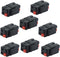 Speaker Keystone Jack – Spring Loaded Speaker Jack for Keystone Wall Plate, Female to Female, for Home Theater Wall Plates - Black (8-Pack)...