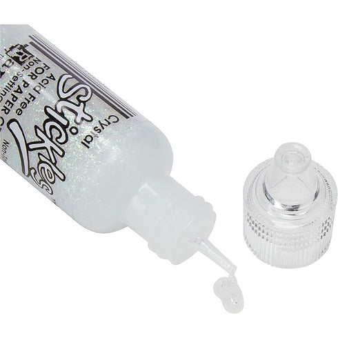 RANGER Stickles Glitter Glue .5oz, Crystal...